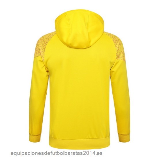 Nuevo Chaqueta Con Capucha Borussia Dortmund 23/24 Amarillo Baratas